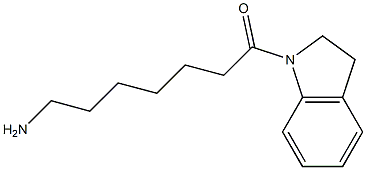 7-(2,3-dihydro-1H-indol-1-yl)-7-oxoheptan-1-amine Struktur