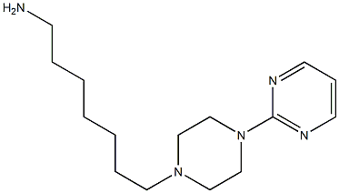 7-[4-(pyrimidin-2-yl)piperazin-1-yl]heptan-1-amine Struktur