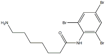 7-amino-N-(2,4,6-tribromophenyl)heptanamide Struktur