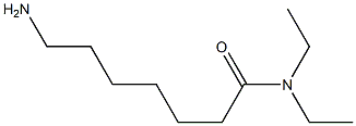 7-amino-N,N-diethylheptanamide Struktur