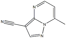 7-methylpyrazolo[1,5-a]pyrimidine-3-carbonitrile Struktur