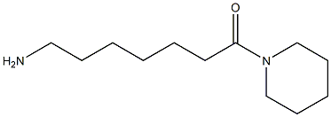 7-oxo-7-piperidin-1-ylheptan-1-amine Struktur