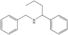 benzyl(1-phenylbutyl)amine Struktur