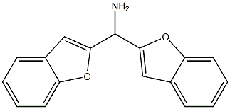 bis(1-benzofuran-2-yl)methanamine Struktur