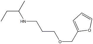 butan-2-yl[3-(furan-2-ylmethoxy)propyl]amine Struktur