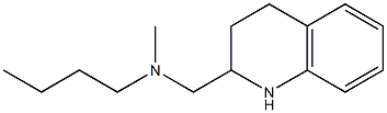 butyl(methyl)(1,2,3,4-tetrahydroquinolin-2-ylmethyl)amine Struktur