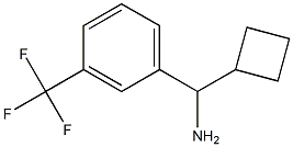 cyclobutyl[3-(trifluoromethyl)phenyl]methanamine Struktur