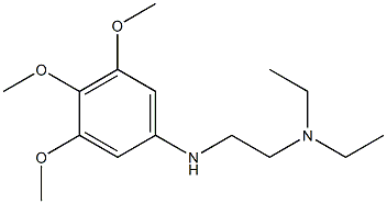 diethyl({2-[(3,4,5-trimethoxyphenyl)amino]ethyl})amine Struktur