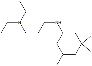 diethyl({3-[(3,3,5-trimethylcyclohexyl)amino]propyl})amine Struktur