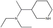 diethyl[1-(piperidin-3-yl)ethyl]amine Struktur