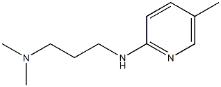 dimethyl({3-[(5-methylpyridin-2-yl)amino]propyl})amine Struktur