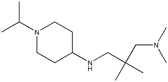 dimethyl[2-methyl-2-({[1-(propan-2-yl)piperidin-4-yl]amino}methyl)propyl]amine Struktur