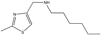 hexyl[(2-methyl-1,3-thiazol-4-yl)methyl]amine Struktur