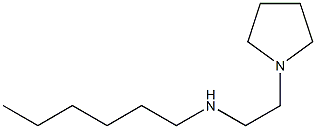 hexyl[2-(pyrrolidin-1-yl)ethyl]amine Struktur