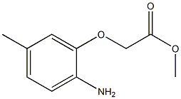 methyl (2-amino-5-methylphenoxy)acetate Struktur