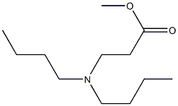 methyl 3-(dibutylamino)propanoate Struktur