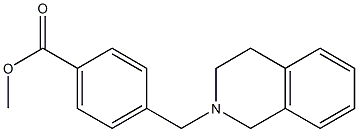 methyl 4-(1,2,3,4-tetrahydroisoquinolin-2-ylmethyl)benzoate Struktur