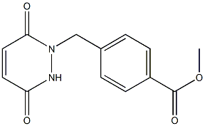 methyl 4-[(3,6-dioxo-1,2,3,6-tetrahydropyridazin-1-yl)methyl]benzoate Struktur