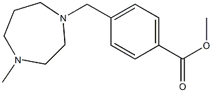 methyl 4-[(4-methyl-1,4-diazepan-1-yl)methyl]benzoate Struktur