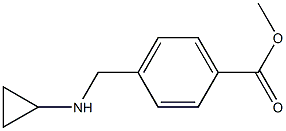 methyl 4-[(cyclopropylamino)methyl]benzoate Struktur