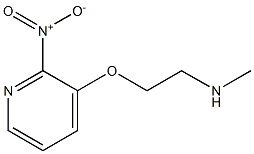 methyl({2-[(2-nitropyridin-3-yl)oxy]ethyl})amine Struktur