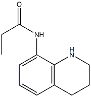 N-(1,2,3,4-tetrahydroquinolin-8-yl)propanamide Struktur