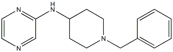 N-(1-benzylpiperidin-4-yl)pyrazin-2-amine Struktur