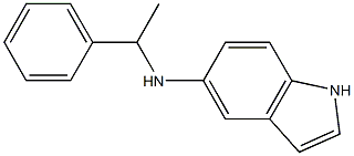 N-(1-phenylethyl)-1H-indol-5-amine Struktur