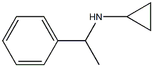 N-(1-phenylethyl)cyclopropanamine Struktur