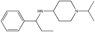 N-(1-phenylpropyl)-1-(propan-2-yl)piperidin-4-amine Struktur