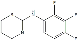 N-(2,3,4-trifluorophenyl)-5,6-dihydro-4H-1,3-thiazin-2-amine Struktur