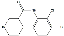 N-(2,3-dichlorophenyl)piperidine-3-carboxamide Struktur