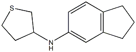 N-(2,3-dihydro-1H-inden-5-yl)thiolan-3-amine Struktur