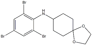 N-(2,4,6-tribromophenyl)-1,4-dioxaspiro[4.5]decan-8-amine Struktur