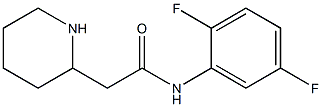 N-(2,5-difluorophenyl)-2-(piperidin-2-yl)acetamide Struktur