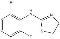 N-(2,6-difluorophenyl)-4,5-dihydro-1,3-thiazol-2-amine Struktur