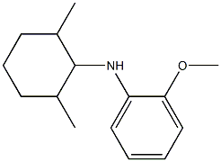 N-(2,6-dimethylcyclohexyl)-2-methoxyaniline Struktur