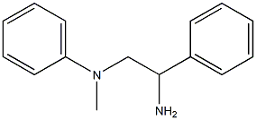 N-(2-amino-2-phenylethyl)-N-methyl-N-phenylamine Struktur