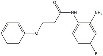 N-(2-amino-4-bromophenyl)-3-phenoxypropanamide Struktur