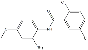 N-(2-amino-4-methoxyphenyl)-2,5-dichlorobenzamide Struktur