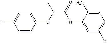 N-(2-amino-5-chlorophenyl)-2-(4-fluorophenoxy)propanamide Struktur