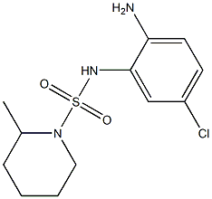 N-(2-amino-5-chlorophenyl)-2-methylpiperidine-1-sulfonamide Struktur