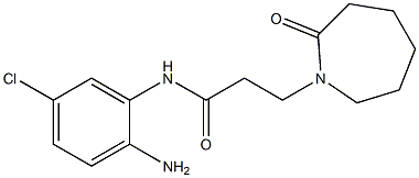 N-(2-amino-5-chlorophenyl)-3-(2-oxoazepan-1-yl)propanamide Struktur