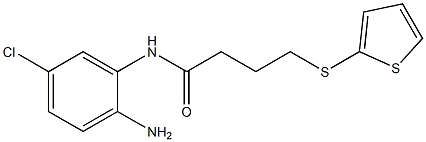 N-(2-amino-5-chlorophenyl)-4-(thiophen-2-ylsulfanyl)butanamide Struktur