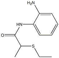 N-(2-aminophenyl)-2-(ethylsulfanyl)propanamide Struktur