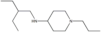 N-(2-ethylbutyl)-1-propylpiperidin-4-amine Struktur