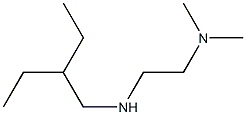 N'-(2-ethylbutyl)-N,N-dimethylethane-1,2-diamine Struktur