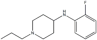 N-(2-fluorophenyl)-1-propylpiperidin-4-amine Struktur