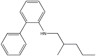 N-(2-methylpentyl)-2-phenylaniline Struktur