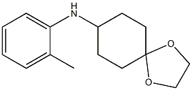 N-(2-methylphenyl)-1,4-dioxaspiro[4.5]decan-8-amine Struktur